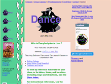 Tablet Screenshot of everybodydance.com